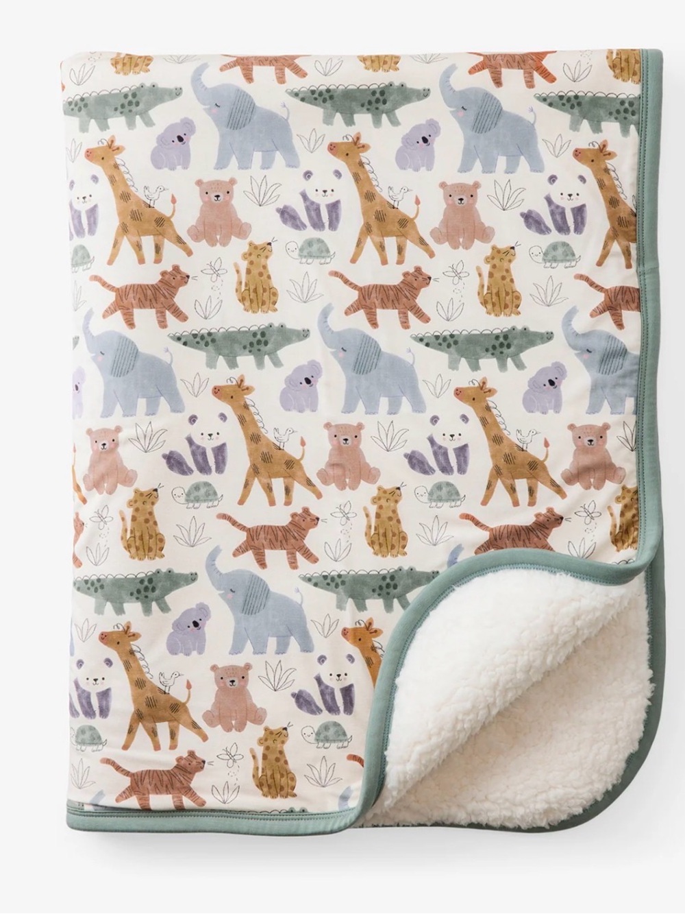 Sweet safari mini cloud blanket - Little Sleepies